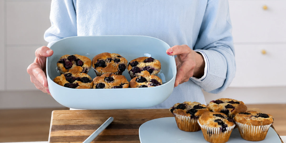 Teresa Cutter's Blueberry, Yoghurt & Lemon Muffins