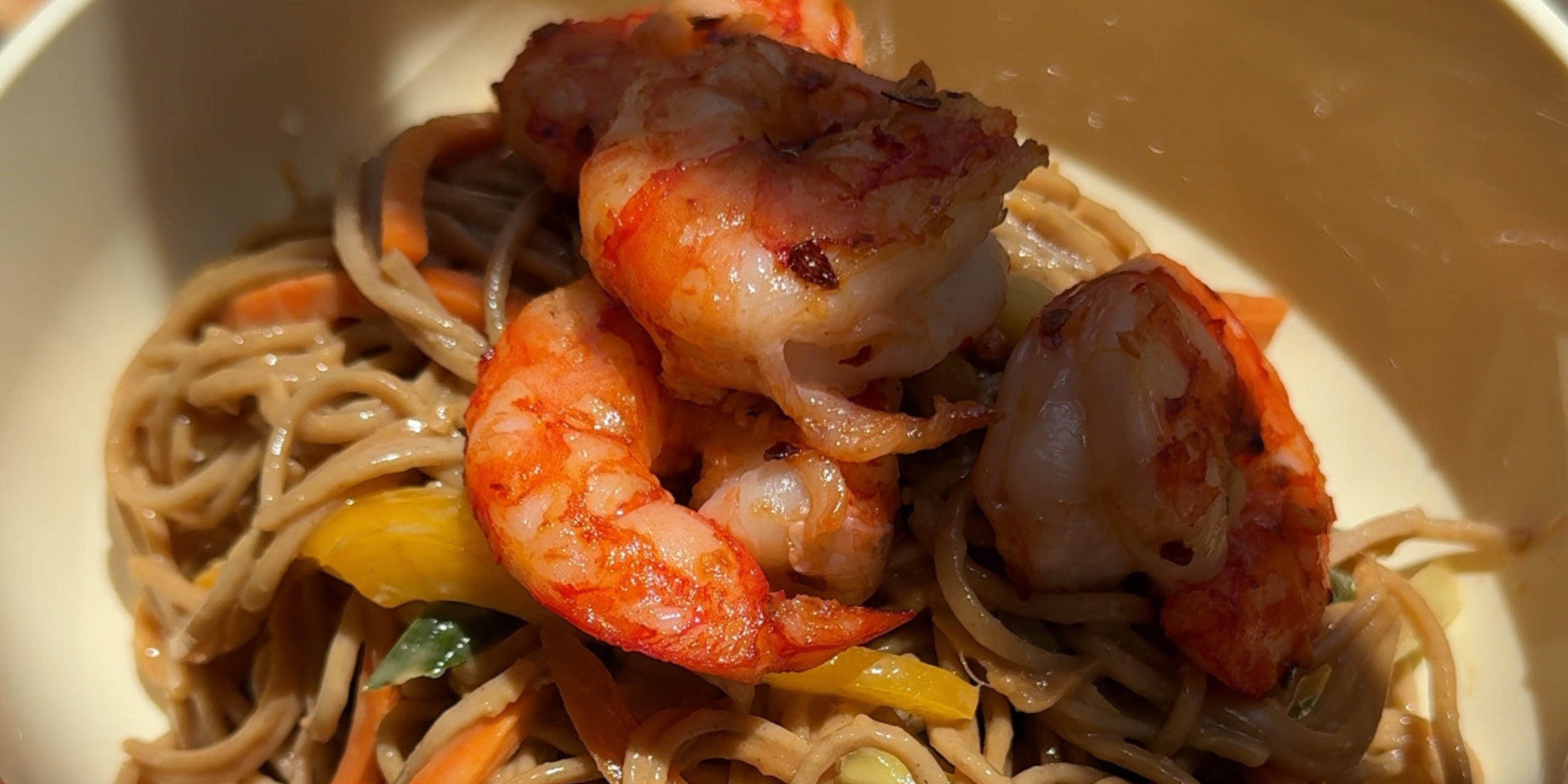 Soba Noodle Prawn Salad