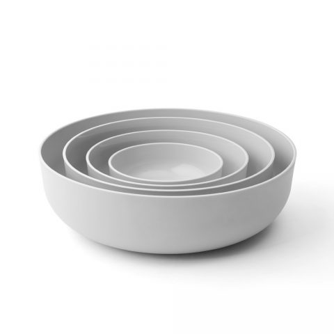 Styleware reusable nesting bowls in Smoke, microwave and dishwasher safe, snap-tight, stackable, nesting. Designed and made in Australia, available in 4-piece, 2-piece sets and for individual purchase. Make the every day anything but.