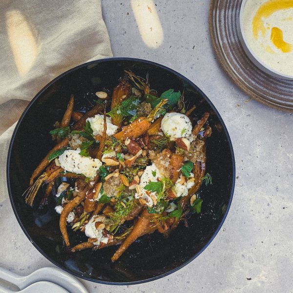 Style Files From Our Kitchen Roasted Honey Carrot Salad. Never underestimate the humble carrot! This punchy salad really surprises with soft and crunchy textures, and sweet and salty balance.