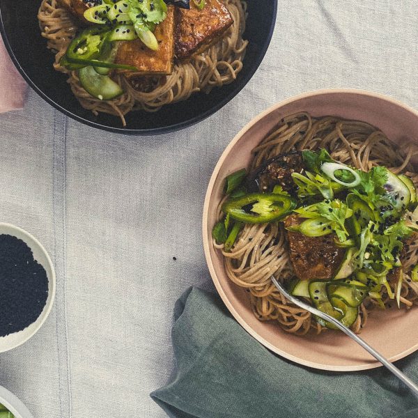 Styleware Style Files From Our Kitchen. "This bowl is full of fresh, bright, crunchy Asian-inspired flavours." Pictured in our Blush and Midnight Small Nesting Bowls.