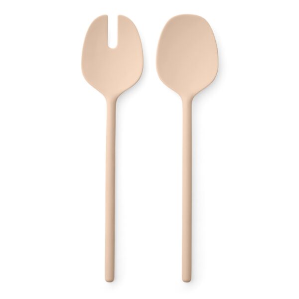 Salad server set in new Biscotti. Elevate your next dinner, picnic or party.